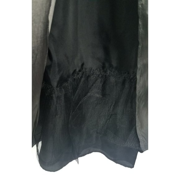 Eliza J. New York Sz. 10 Grey Metallic Sleeveless Fit & Flare Rhinestone Detail - Picture 7 of 9